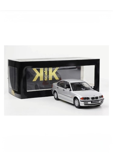 Kk Scale 1:18 Ölçek 1999 Bmw E46 M3 Limousine Gümüş Gri Model Araba