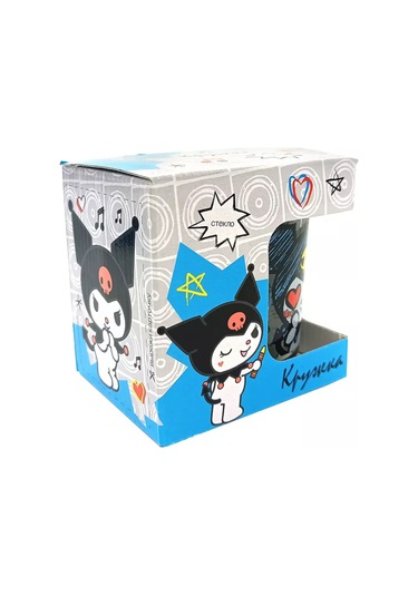 Nd Plej Kuromi, Rock 230 Ml Cam Çocuk Çay Bardağı 223066045 MAvi