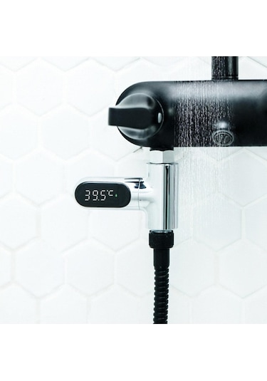 Yihemaoyi Duş Termometre Dijital Su Sıcaklığı Ölçer Monitör