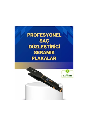 Seramik Plakalı Daling Saç Düzleştirici Kırılma Ve Dolanma Önleyici