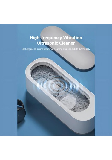 Yuntech01 Ev Çapında Ultrasonik Temizleyici - Gözlük, Mücevher, Tıraş Makinesi İçin Derinlemesine Temizleme