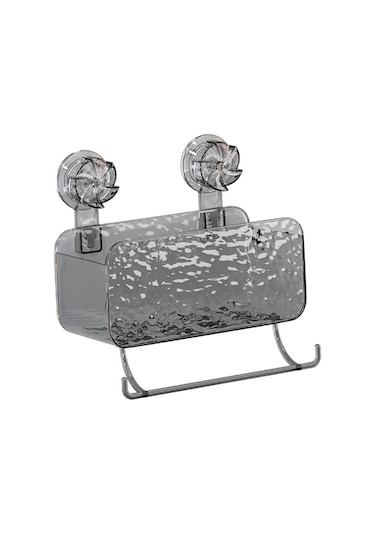 Suntek Vantuzlu Duş Organizatörü Mutfaklar Banyolar Için Gri