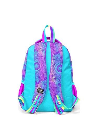 Coral High Kids Pembe Turkuaz Fil Desenli 3 Lü Okul Çanta Seti Set0123650