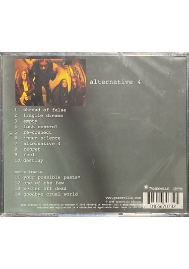 Müzik Cd Sidir Plak Değildir Cd Anathema Alternative 4 Cd