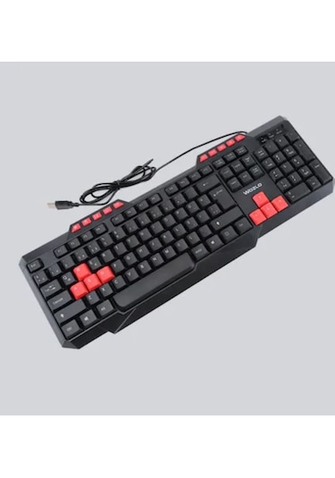 Wozlo WZ-502M Oyuncu Klavyesi Usb Kablolu Multimedya Q Klavye