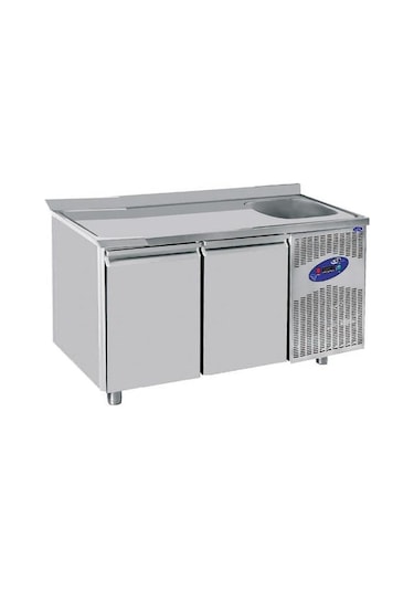 Karacasan 251 Lt İki Kapılı 600'lük Tezgah Tipi Evyeli Derin Dondurucu