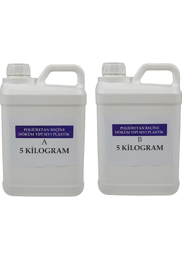 Poliüretan Reçine - Döküm Tipi Sıvı Plastik 5+5 / 10 Kg
