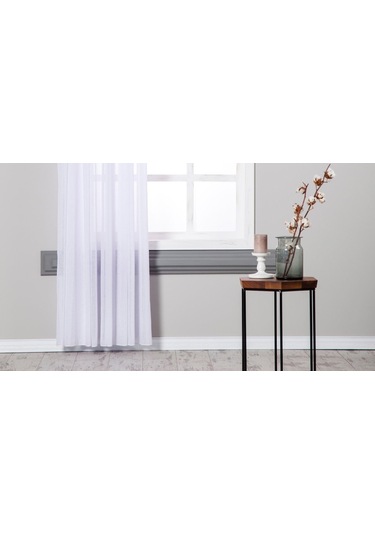 Massarelli Keten Folded Tül Beyaz 1-3 Sık Pile