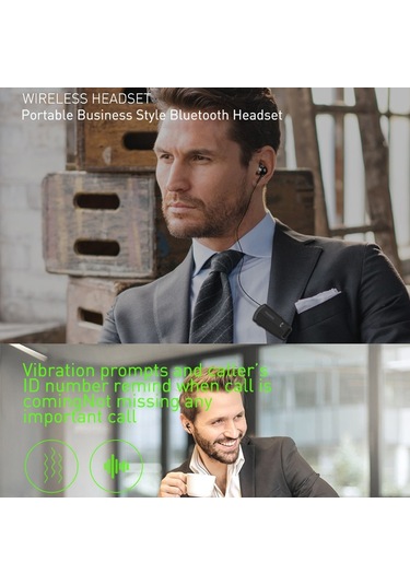 Fineblue F990 Cvc6.0 Gürültü Azaltma Yaka Bluetooth Kulaklık, Destek Titreşim Hatırlatma Siyah