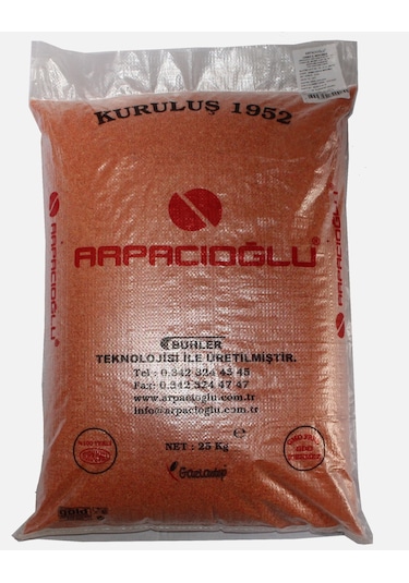 Arpacıoğlu® Kırmızı Yaprak Mercimek 25 KG Naturel
