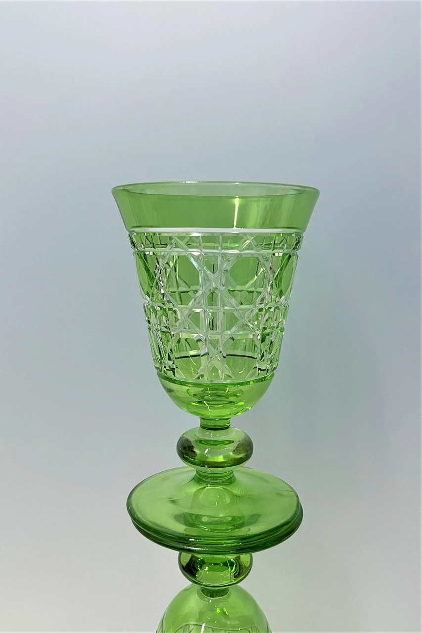 Gloria El Kesmesi Kadeh Bardak 200ml Yeşil