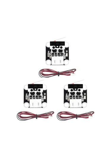 Springsun Aibecy 3d Yazıcı Parçaları Son Durdurma Sınır Anahtarı 3pin Son Durdurma Anahtarı Modülü Creality Cr-10 İçin Kablo İle Fiş Kontrolü A