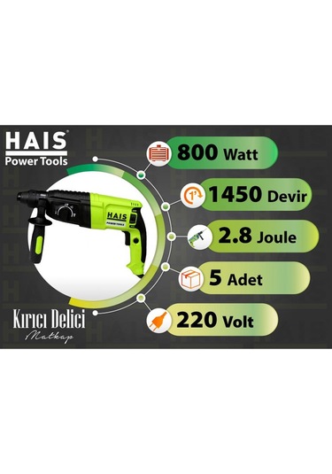 Hais Kırıcı Delici Matkap 2.8 Kg Z1A-2601SRE