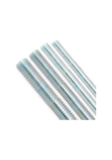 M12 Gijon Dın 975 Beyaz 1 Metre Saplama Sonsuz Dişli Tij 1 Adet Civata