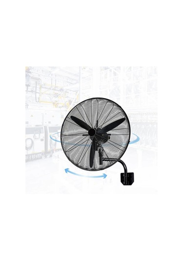 Atak Wfg-65-r Kumandalı Sanayi Duvar Tipi Endüstriyel Vantilatör 65 Cm