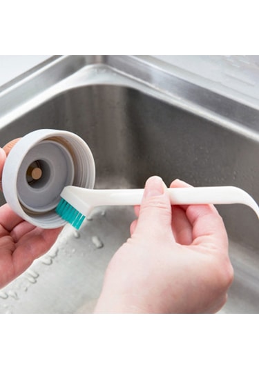 2 Adet Temizleme Dar Fırça Uzun Saplı Bebek Süt Şişesi Boşluk Temizleme Fırçaları