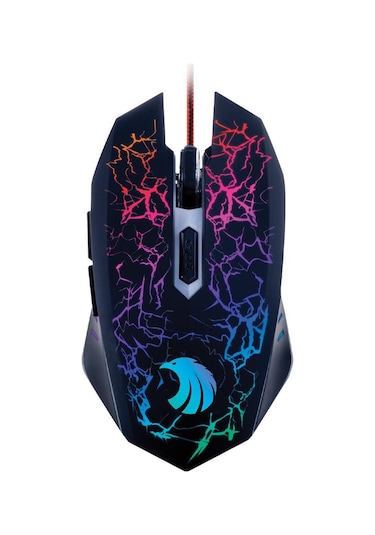 Polosmart PGM25 Kablolu Gaming Mouse & Mouse Pad Kırmızı