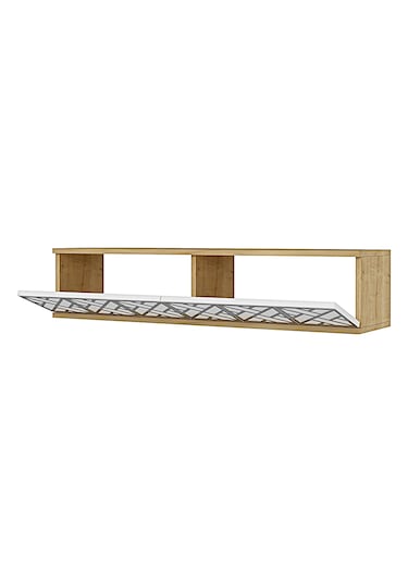 Da1238dbs Arex Dresuar , Antre Hol Rafı Safirmeşe-beyaz-silver 120cm