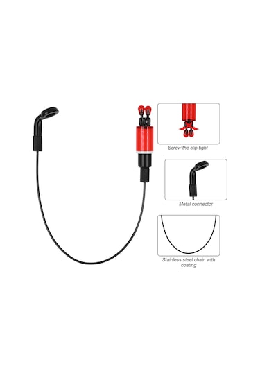 Yifomall Coonor Jy-sw-26 Yeşil Çekim Göstergesi - Çelik Malzeme, 22cm Zincir Uzunluğu, Balık Tutma Alarmı