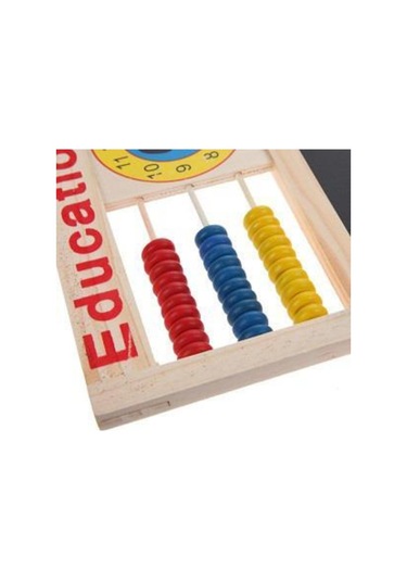 Çocuk Manyetik Yazı Tahtası Ahşap Eğitim Türkçe Matematik Öğrenme