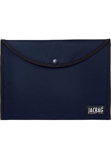 Jacbag Lacivert Erkek A4 Çıtçıtlı Dosya Defter Tablet Ve Evrak Çantası