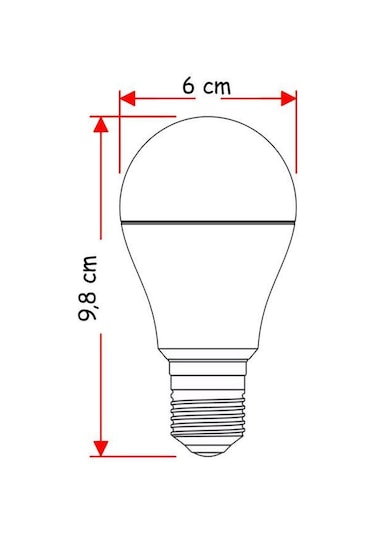 Ecolink 8w E27 Led Ampul 6500k Beyaz Işık - 5 Adet