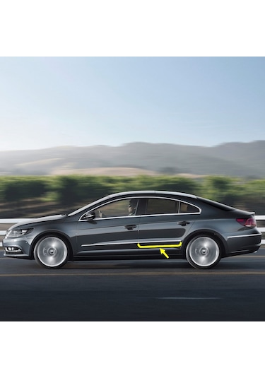VW Passat CC 2013-2017 Sol Arka Kapı Çıtası Kromaj 3C8853073B
