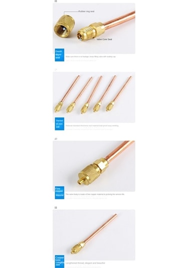 Ulzyvf Vana Kökü Bakır 1/4 İnç Sae 1/4 İnç Od 2.755 İnç, Kış Soğutma Güçlü Çekirdek