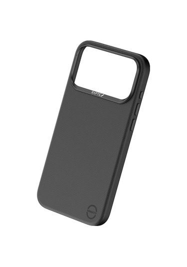 İphone 17 Pro Uyumlu Kılıf M-safe Şarj Özellikli Polimerik Deri Raptic Urban Nano Kapak Siyah