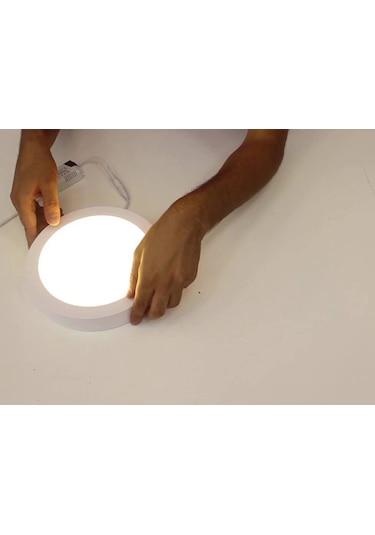 Ack Ap03-01230 12W Yuvarlak Sıva Üstü Led Panel 6500K Beyaz Diğer
