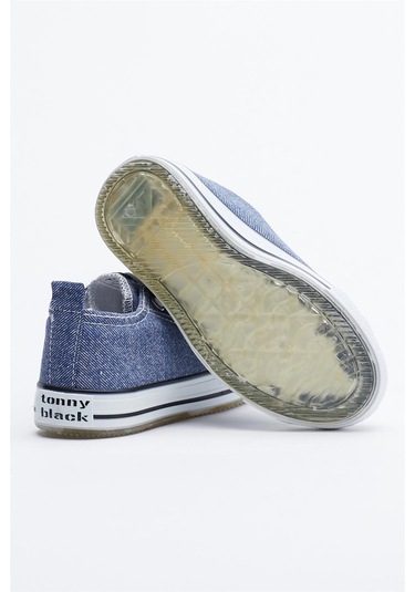 Rahat Kalıp Işıklı Bağcıklı Çocuk Unisex Kot Mavi Spor Ayakkabı Tb998-3 Kot Mavi