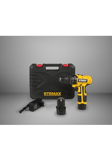Rtrmax RTM332 12V 1.3 Ah Çift Akülü Darbesiz Matkap Vidalama