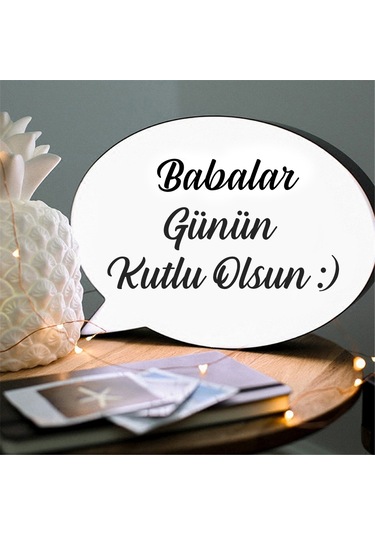 My Style St-417 Led Işıklı Dekoratif Konuşma Kabarcık Lightbox