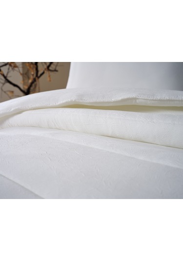 Cloudy Çift Kişilik Yorgan Seti - Ekru