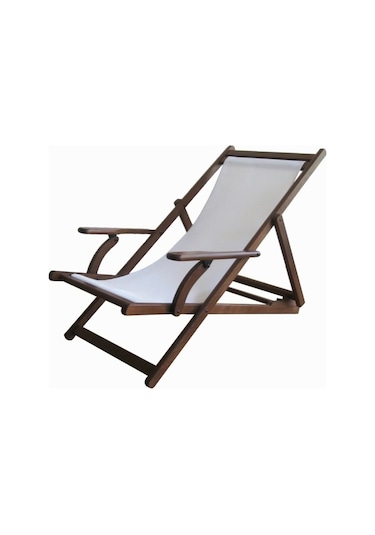 Motoryagmarket Monaco Kademeli Ahşap Şezlong Pvc Gerdirme -Dayanıklı Ve Rahat-