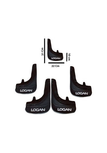 Dacia Logan 2004-2012 Logan Yazılı 4'lü Tozluk Çamurluk Paçalık