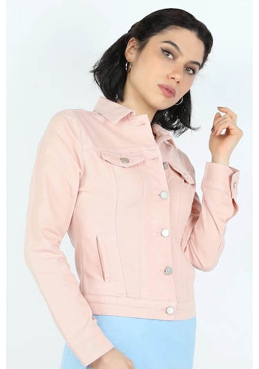 Kadın Gabardin Mont Pembe