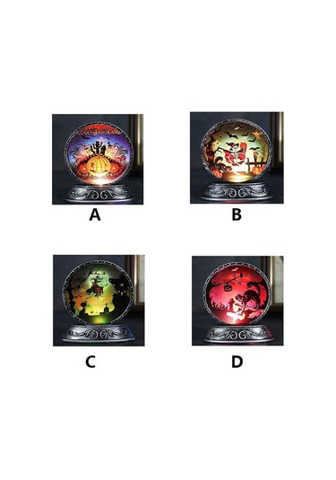 Cadılar Bayramı Dekoratif Aksesuarları Jack O'lantern Gece Lambası Diğer