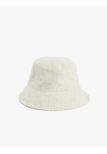 Koton Bucket Şapka Ekru 6sak40003aa