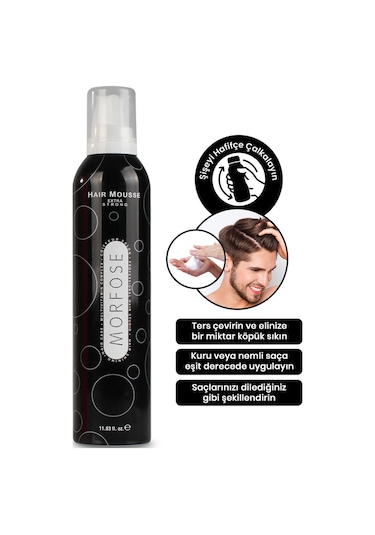 Morfose Extra Strong Saç Köpüğü 2 x 350 ML