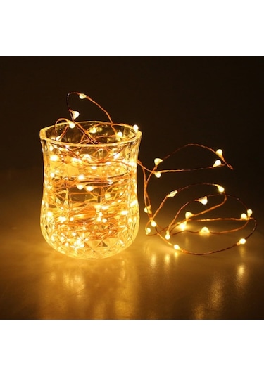 5 Metre, Peri Led Işık, Pilli, Led Aydınlatma, Led Işık, Dekorati