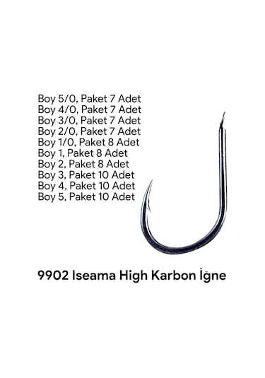 Shogun 9902 Iseama Olta İğnesi No:4/0 - Standart