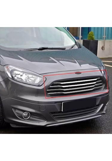 Ford Courier 3'lü Krom Set Kapı Kolu+ön Panjur+sürgü Nikelaji 2014-2018 Arası Uyumlu Paslanmaz Çelik