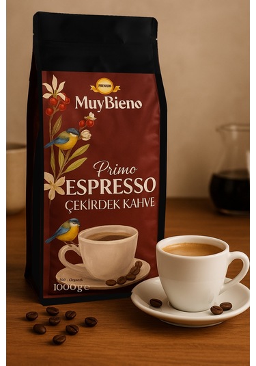 Premium Primo Espresso 1000 Gr Çekirdek Kahve Çekirdek Kahve