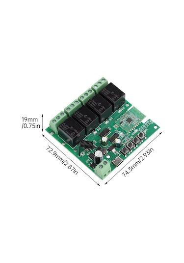 Ewelink 4 Kanal Kuru Kontak Wifi Role Kartı