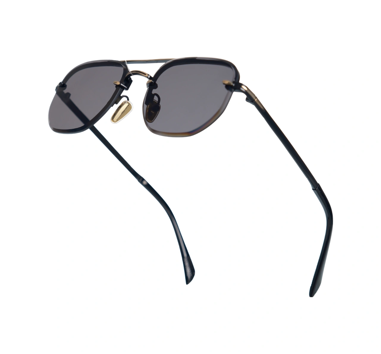 Royal Eyewear Re1078 Gold Siyah Güneş Gözlüğü Siyah - Mavi