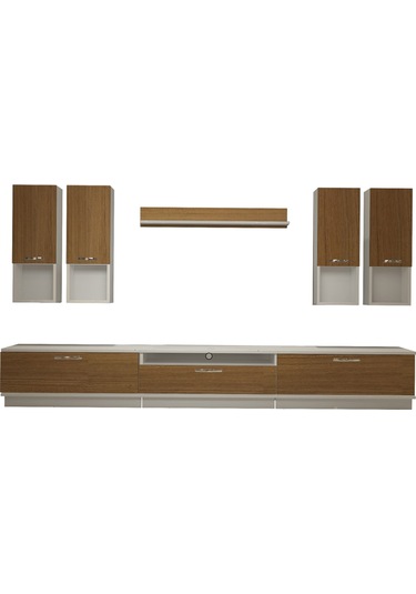 Decoraktiv Trendstyle 8da Mdf Tv Ünitesi Tv Sehpası Beyaz - Ceviz