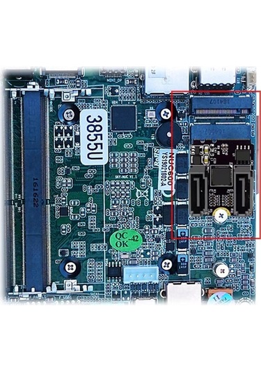 Ulzyvf Wıfı Sata3.0 Sata M2'den M.2'den Key Kartı Hdd Genişleme Adaptörüne A+e Sg