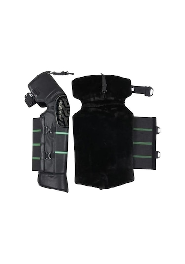 Motosiklet Deri Bacak Koruyucu Suya Dayanıklı Silikon Diz Korumalı Soğuk Geçirmez Motor Diz Koruyucu