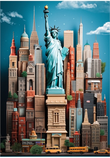 Anatolian 1500 Parçalık Puzzle - New York 4578